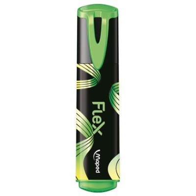 Szövegkiemelő készlet, 1-5 mm, MAPED "Fluo Peps Flex", 4 különböző szín