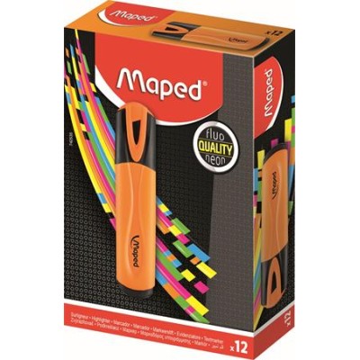 Szövegkiemelő, 1-5 mm, MAPED "Fluo Peps Classic", narancssárga