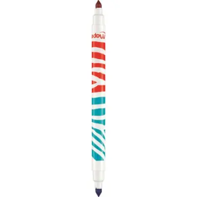 Filctoll készlet, kimosható, MAPED "Color`Peps Duo", 20 különböző szín