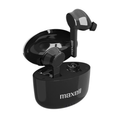 Fülhallgató, vezeték nélküli, Bluetooth 5.0, mikrofonnal, MAXELL "Bass 13", fekete