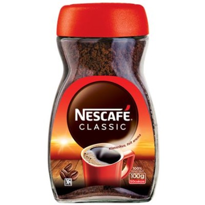 Instant kávé, 100 g, üveges, NESCAFÉ "Classic"