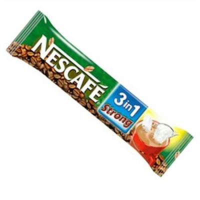 Instant kávé stick, 10x17 g, NESCAFÉ,  3in1 "Strong"