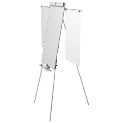 Flipchart tábla, mágneses felület, 2 db segédkarral, NOBO "Essentials", fehér