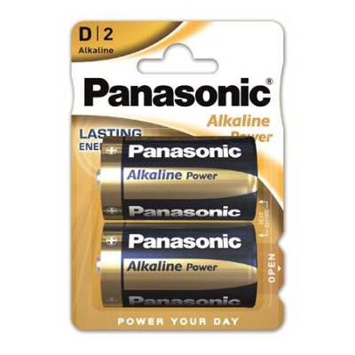 Elem, D góliát, 2 db, PANASONIC "Alkaline power"