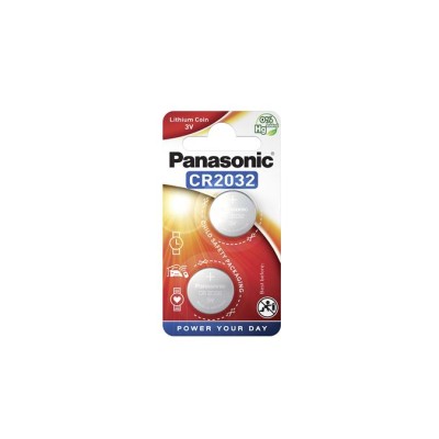 Gombelem, CR2032, 2 db, PANASONIC