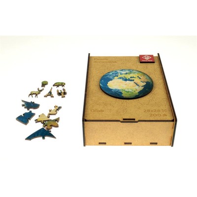 Puzzle, fa, A3, 200 darabos, PANTA PLAST "Earth"