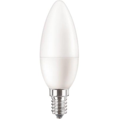 LED izzó, E14, gyertya, B35, 5W, 470lm, 2700K, PHILIPS "CorePro"