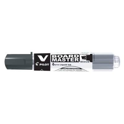 Táblamarker, 2,2-5,2 mm, vágott, PILOT "V-Board Master", fekete