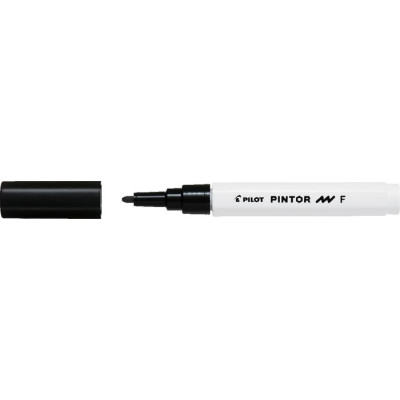 Dekormarker, 1 mm, PILOT "Pintor F", fekete