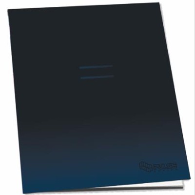 Füzet, tűzött, A4, vonalas, 52 lap, PULSE "Dark Colours"