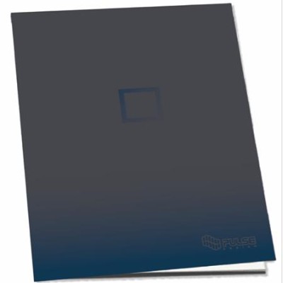 Füzet, tűzött, A4, kockás, 52 lap, PULSE "Dark Colours"