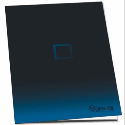 Füzet, tűzött, A4, kockás, 52 lap, PULSE "Dark Colours"