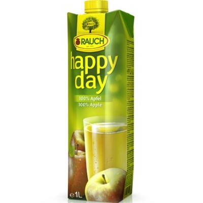 Gyümölcslé, 100%, 1 l, RAUCH "Happy day", alma