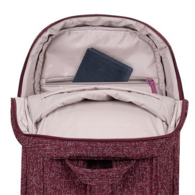 Notebook hátizsák, 13,3", RIVACASE "Anvik 7923", burgundi vörös