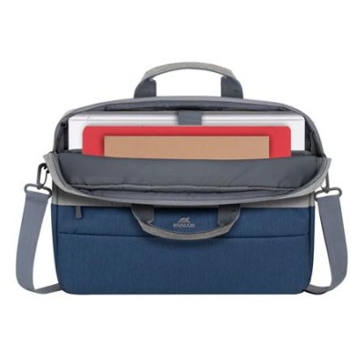 Notebook táska, 15,6", RIVACASE "Prater 7532", szürke-kék