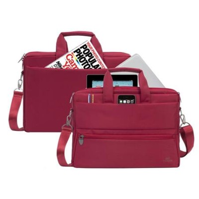 Notebook táska, 15,6", RIVACASE "Tiergarten 8630", piros