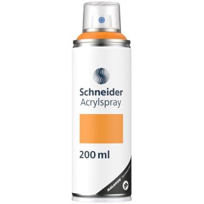 Akrilfesték spray, 200 ml, SCHNEIDER "Paint-It 030", narancssárga
