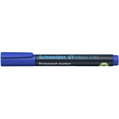 Alkoholos marker, 1-3 mm, kúpos, SCHNEIDER "Maxx 130", kék