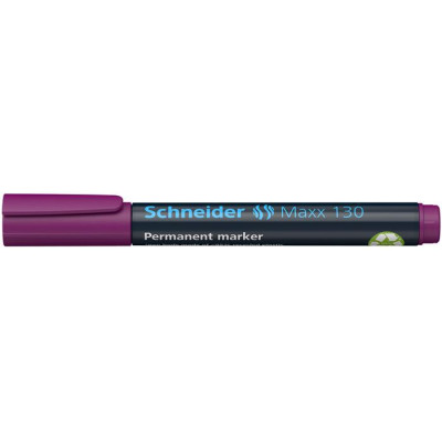 Alkoholos marker, 1-3 mm, kúpos, SCHNEIDER "Maxx 130", lila