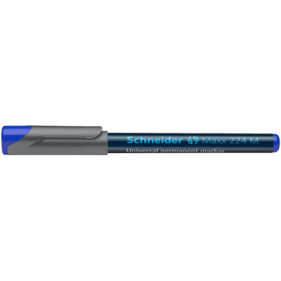 Alkoholos marker, OHP, 1 mm, SCHNEIDER "Maxx 224 M", kék