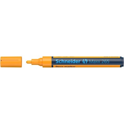 Krétamarker, 2-3 mm, SCHNEIDER "Maxx 265", narancssárga