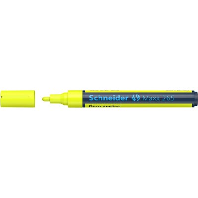 Krétamarker, 2-3 mm, SCHNEIDER "Maxx 265", sárga