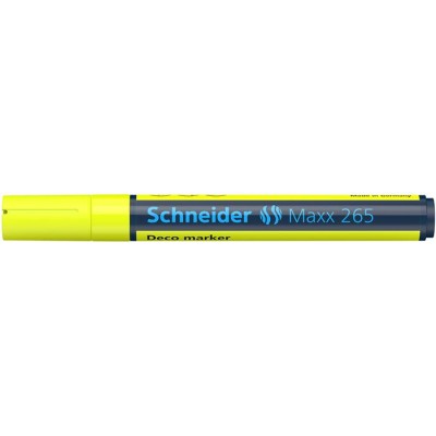 Krétamarker, 2-3 mm, SCHNEIDER "Maxx 265", sárga