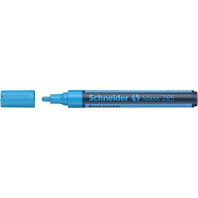 Krétamarker, 2-3 mm, SCHNEIDER "Maxx 265", világos kék