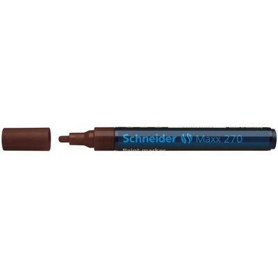 Lakkmarker, 1-3 mm, SCHNEIDER "Maxx 270", barna