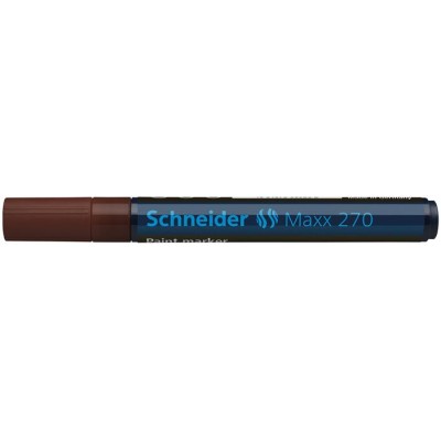 Lakkmarker, 1-3 mm, SCHNEIDER "Maxx 270", barna