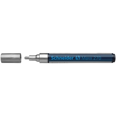 Lakkmarker, 1-3 mm, SCHNEIDER "Maxx 270", ezüst