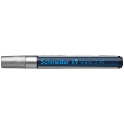 Lakkmarker, 1-3 mm, SCHNEIDER "Maxx 270", ezüst