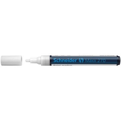 Lakkmarker, 1-3 mm, SCHNEIDER "Maxx 270", fehér