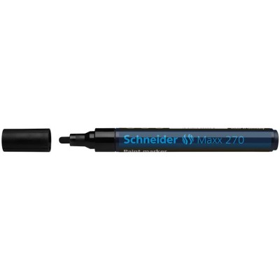 Lakkmarker, 1-3 mm, SCHNEIDER "Maxx 270", fekete