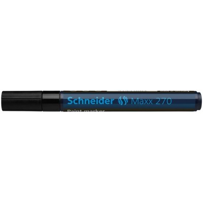 Lakkmarker, 1-3 mm, SCHNEIDER "Maxx 270", fekete