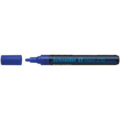 Lakkmarker, 1-3 mm, SCHNEIDER "Maxx 270", kék