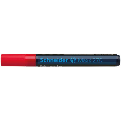 Lakkmarker, 1-3 mm, SCHNEIDER "Maxx 270", piros