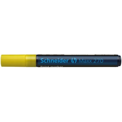 Lakkmarker, 1-3 mm, SCHNEIDER "Maxx 270", sárga