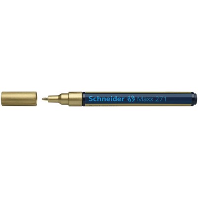 Lakkmarker, 1-2 mm, SCHNEIDER "Maxx 271", arany