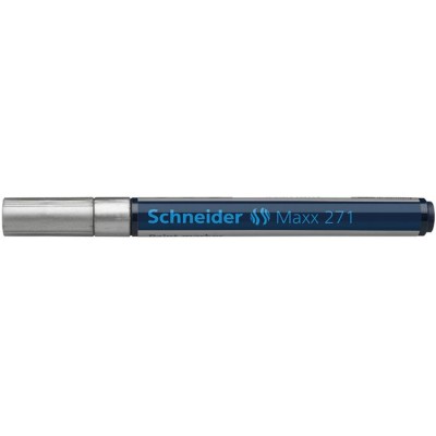 Lakkmarker, 1-2 mm, SCHNEIDER "Maxx 271", ezüst