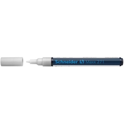 Lakkmarker, 1-2 mm, SCHNEIDER "Maxx 271", fehér