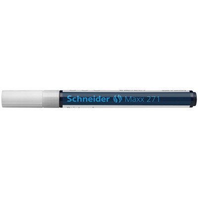 Lakkmarker, 1-2 mm, SCHNEIDER "Maxx 271", fehér