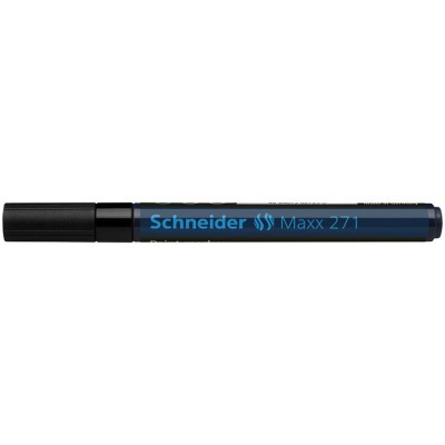 Lakkmarker, 1-2 mm, SCHNEIDER "Maxx 271", fekete