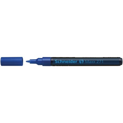 Lakkmarker, 1-2 mm, SCHNEIDER "Maxx 271", kék