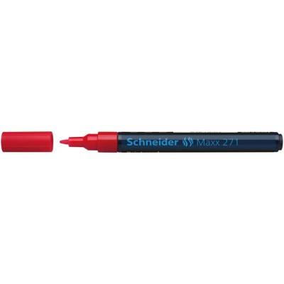 Lakkmarker, 1-2 mm, SCHNEIDER "Maxx 271", piros