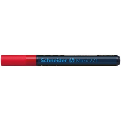 Lakkmarker, 1-2 mm, SCHNEIDER "Maxx 271", piros