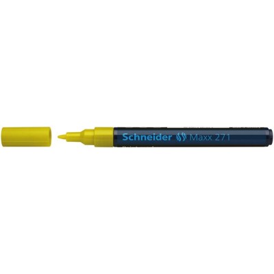 Lakkmarker, 1-2 mm, SCHNEIDER "Maxx 271", sárga