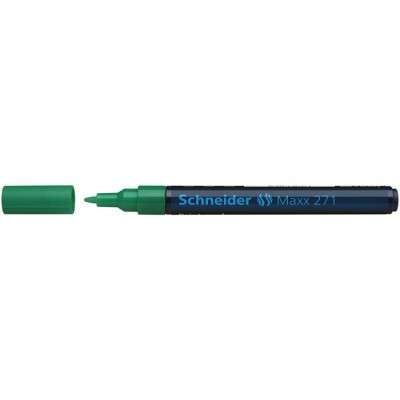 Lakkmarker, 1-2 mm, SCHNEIDER "Maxx 271", zöld