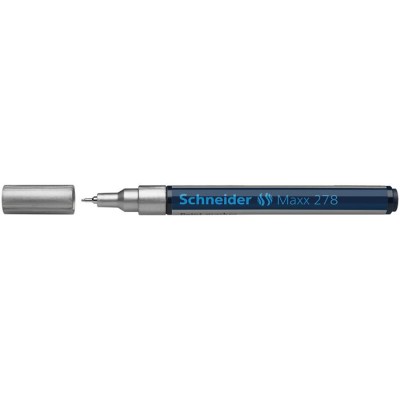 Lakkmarker, 0,8 mm, SCHNEIDER "Maxx 278", ezüst