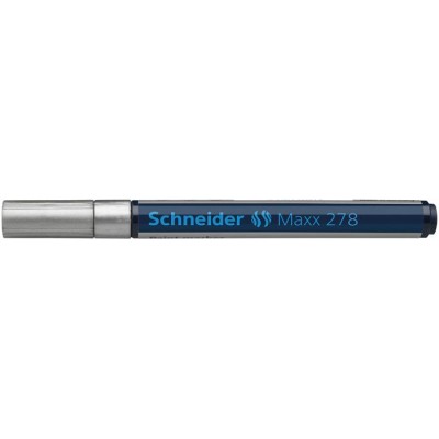 Lakkmarker, 0,8 mm, SCHNEIDER "Maxx 278", ezüst